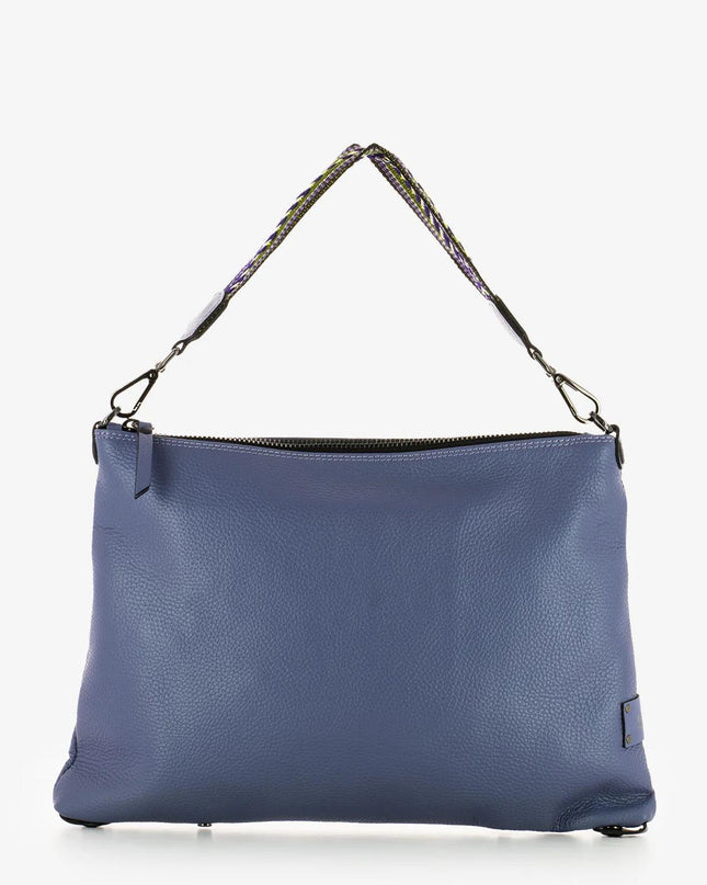 Gabs Borsa a Spalla Trasformabile in Pelle Fiordaliso con Tracolla FILIPPA TG L FIORDALISO Gabs 