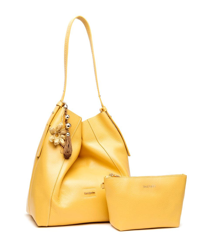 NeroGiardini Borsa Donna a Tracolla in Pelle Paglia E644140D PAGLIA 743 Nero Giardini Borse 