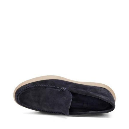Mocassini Uomo in Pelle Camoscio Blu 13D0 BLU Frau 
