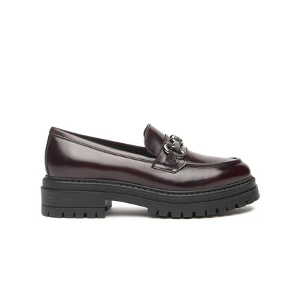 Nero Giadini Mocassini Donna in Pelle Bordeaux - MARIO SPATARELLA