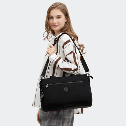 Borsa Lavoro Kipling Lapdop 13 Pollici con Tracolla in Tessuto Nero ELYSIA WORK S INFINITE BLACK Kipling 