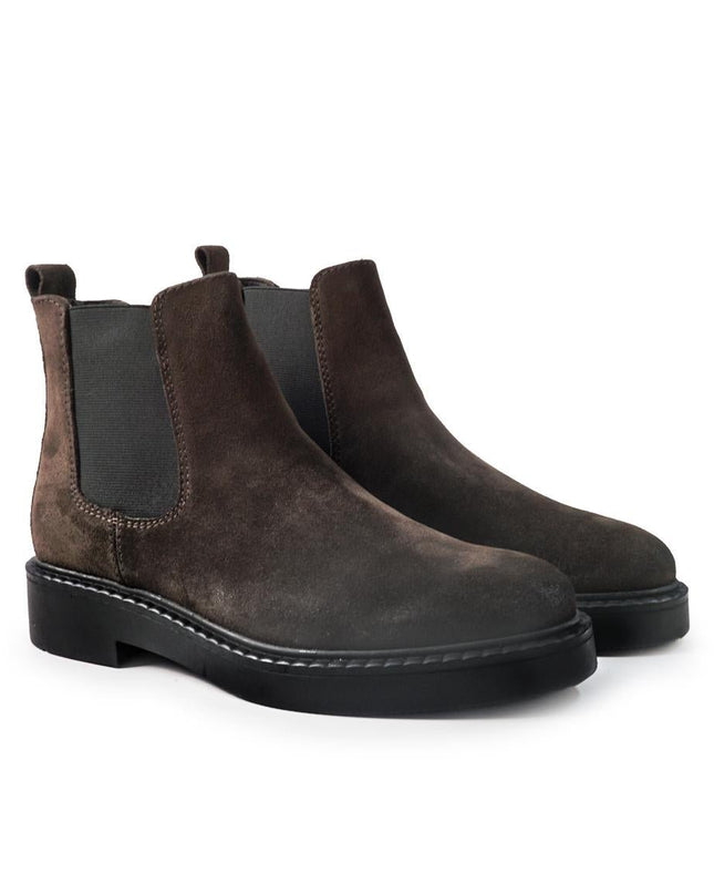 Vueva Stivaletti Chelsea Uomo in Camoscio Testa di Moro - MARIO SPATARELLA