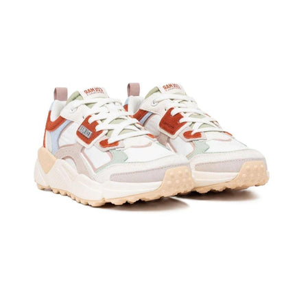 Sneakers Colmar Donna in Pelle Multicolor Bianco GARNER VIBE MULTICOLOR WHITE Colmar 