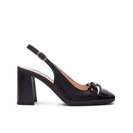 Nero Giardini Chanel in Pelle Nera - MARIO SPATARELLA