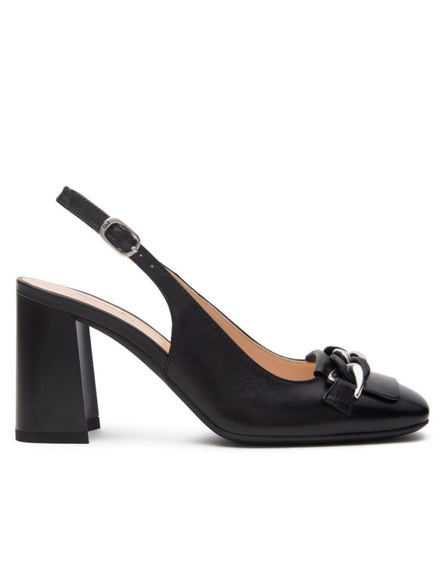 Nero Giardini Chanel in Pelle Nera - MARIO SPATARELLA