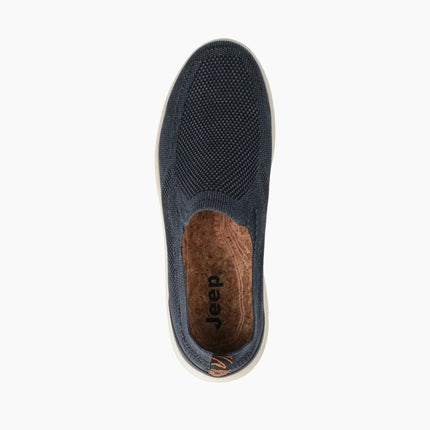 Jeep Mocassino Uomo Slip On in Tessuto Blu KAROO SLIP ON NAVY Jeep Footwear 