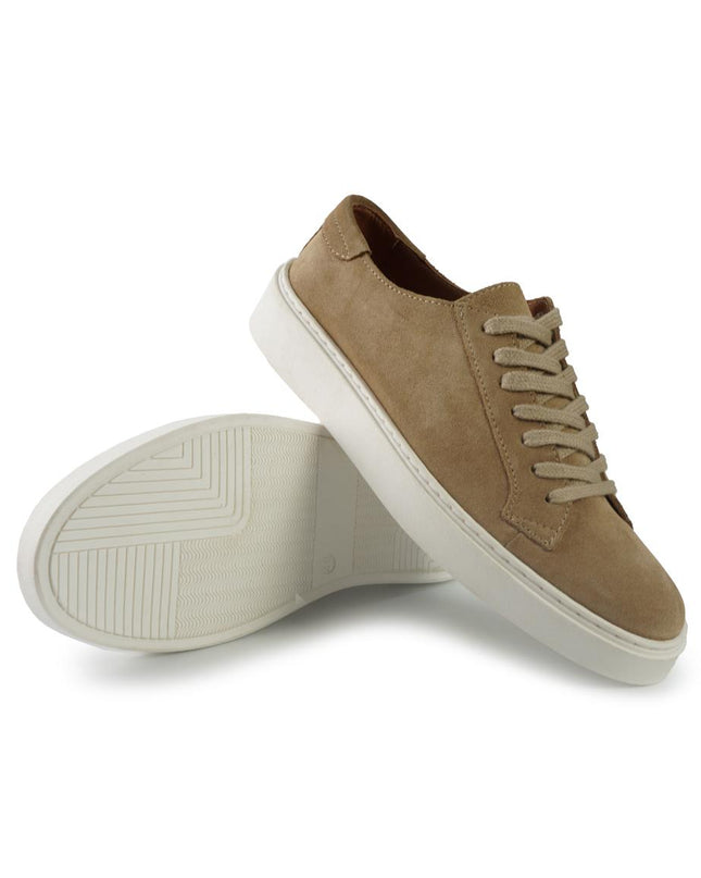 Vueva Sneakers Bassa Uomo in Camoscio Beige MS638R05 BEIGE Vueva 