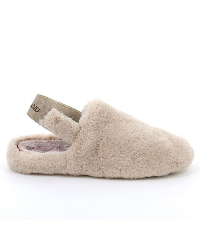 Pantofole Donna con Soletta Estraibile CI3147 BEIGE Grunland 