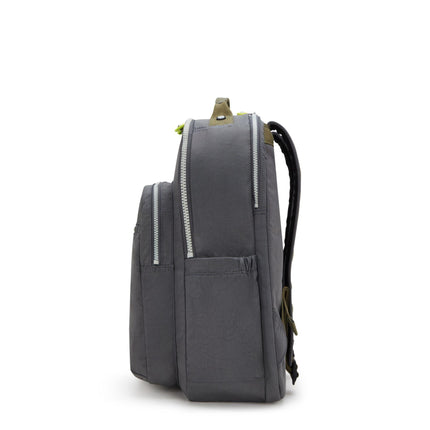 Kipling Zaino Porta Computer 15 Pollici Grigio SEOUL LAP BACK TO GREY Kipling 