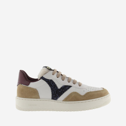 Victoria Sneakers Donna Beige Multi - MARIO SPATARELLA