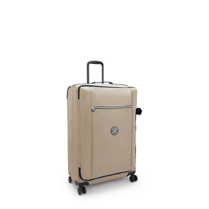Kipling Trolley Large 4 Ruote in Tessuto Soft Taupe JET L SOFT TAUPE Kipling 