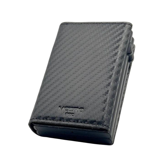 Moero Pro Dual Carbon Black Zip Portafoglio Slim - MARIO SPATARELLA