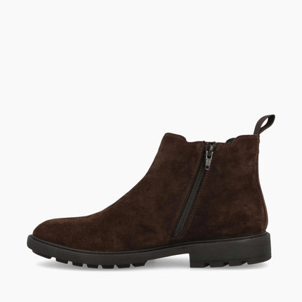 Impronte Stivaletti Chelsea Zip Uomo in Camoscio Marrone CIPRIANI CHELSEA SUEDE DARK BROWN Impronte 