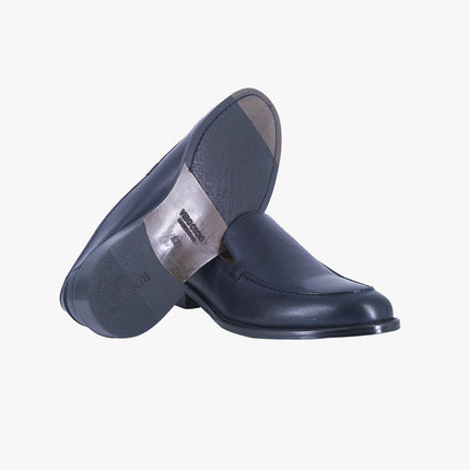 Mocassini Uomo Fondo Cuoio Cucito PIANTA 5 BLU P23 Rogal's 