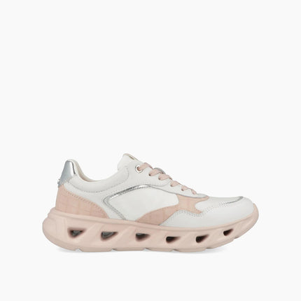 Impronte Sneakers Donna Running in Pelle Bianca SAN MARCO COCO PINK Impronte 