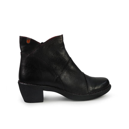 Jungla Stivaletti Donna con Tacco in Pelle Nero 7518 BLACK Jungla 