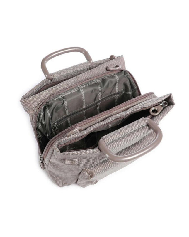 Mandarina Duck Borsa Donna con Tracolla in Tessuto Taupe QMT53 MD20 TAUPE Mandarina Duck 