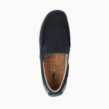Jeep Mocassino Uomo Slip On in Tessuto Blu SAMOA SLIP ON NAVY Jeep Footwear 