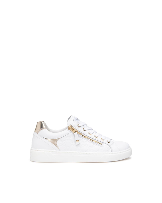 Nero Giardini Sneakers Donna Bassa in Pelle Bianca E513001D BIANCO 707 Nero Giardini 