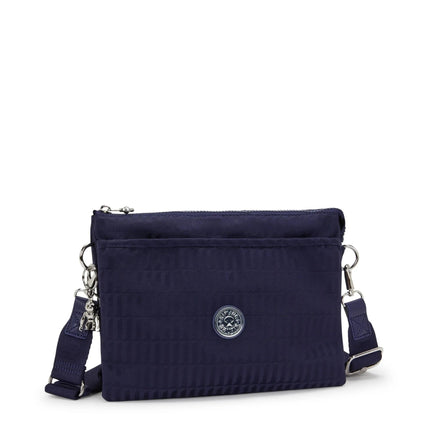 Kipling Borsa Pochette con Tracolla in Tessuto Notturno Blue - MARIO SPATARELLA
