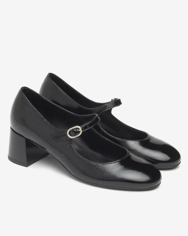 Nero Giardini Decollete con Cinturino in Pelle Vernice Nero I514360D NERO 100 Nero Giardini 