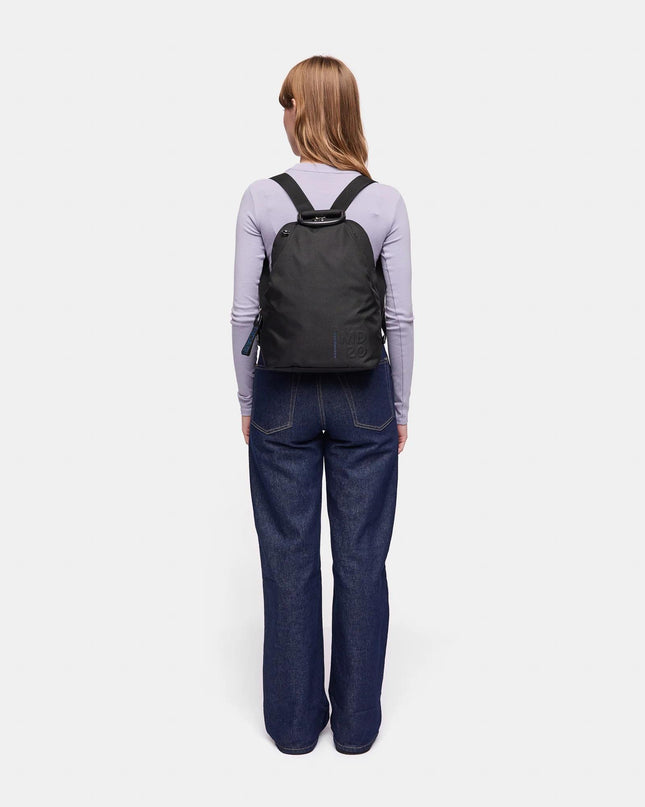 Mandarina Duck Zaino Multitasche Tessuto Nero QMT39 MD20 BLACK Mandarina Duck 