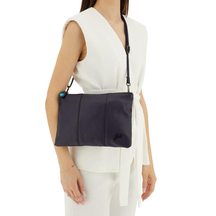 Gabs Pochette Donna con Tracolla in Pelle Blu Purple BEYONCE TG M PURPLE BLU Gabs 
