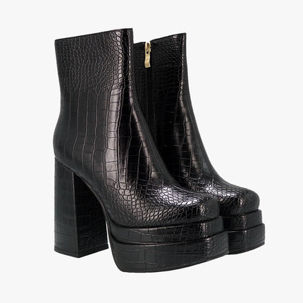 Stivaletti Donna in Cocco Nero 1166 COCCO BLACK Exe 