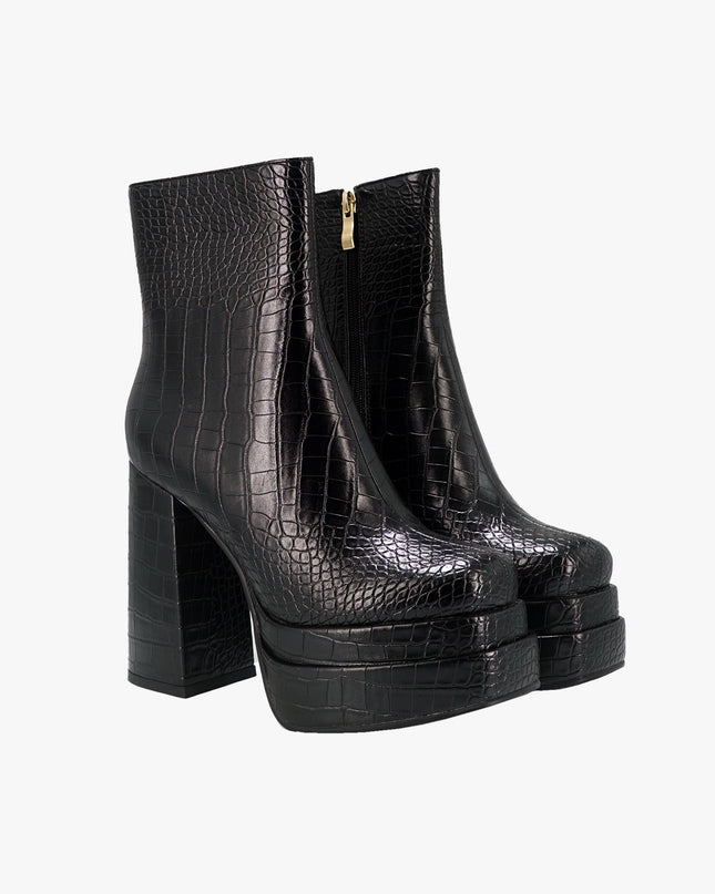 Stivaletti Donna in Cocco Nero 1166 COCCO BLACK Exe 