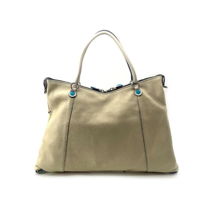 Gabs Borsa Donna Shopper Trasformabile in Pelle Lino Panna THAMARA PLUS TG M LINO PANNA Gabs 