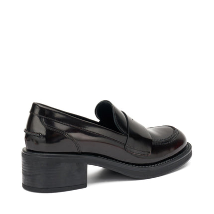 Frau Mocassini Donna con Tacco in Pelle Bordo - MARIO SPATARELLA