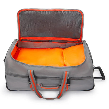 Kipling Trolley Large 2 Ruote in Tessuto Grigio TEAGAN L INVITING GREY Kipling 
