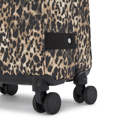 Kipling Trolley Bagaglio a Mano Animalier Leopard 4 Ruote SPONTANEOUS S LEOPARD Kipling 