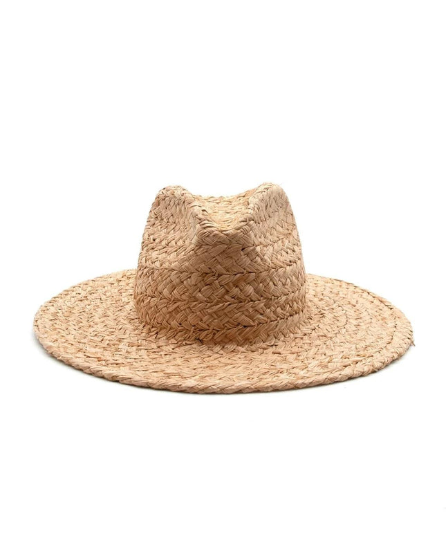 Cappello Fedora Unisex in Rafia Naturale - MARIO SPATARELLA