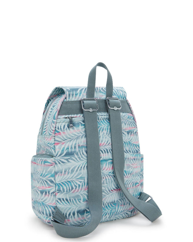 Kipling Zainetto Donna Stampato CITY ZIP S B PRT PALMTREE LEAVES Kipling 