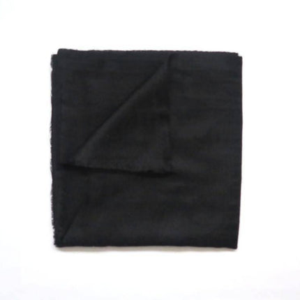 Scialle Lana Misto Seta Nero ASW T/U BLACK Colores de Otono 