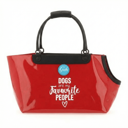 Gabs Borsa Trasportino per Cane in PVC Rosso - MARIO SPATARELLA