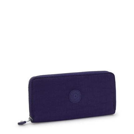 Kipling Portafogli Lungo Donna in Tessuto Moonlit Blu MONEY WORLD MOONLIT BLUE Kipling 