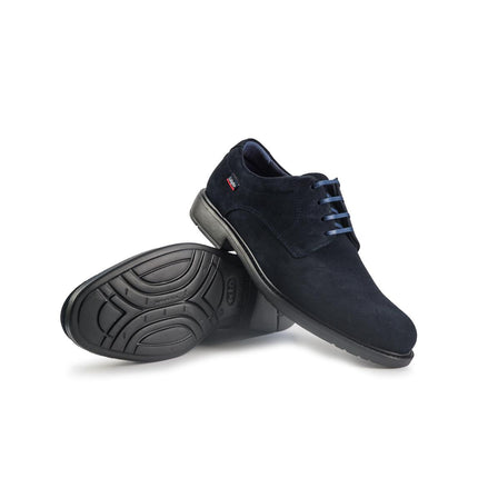 Callaghan Francesina Liscia Uomo Elegante in Camoscio Blu 89403 CEDRON BLUE Callaghan 