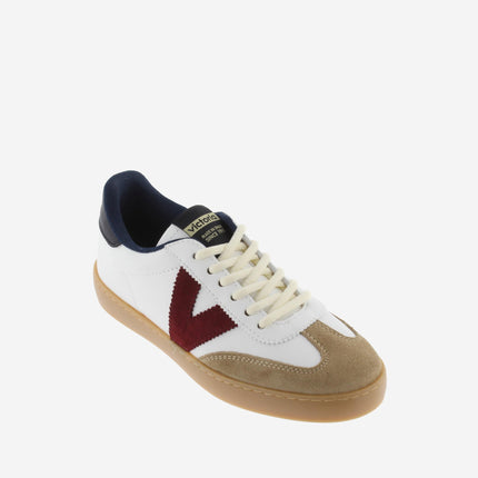 Victoria Sneakers Donna Bassa Pelle Bianco Multi 1126217 BERLIN MARINO Victoria 