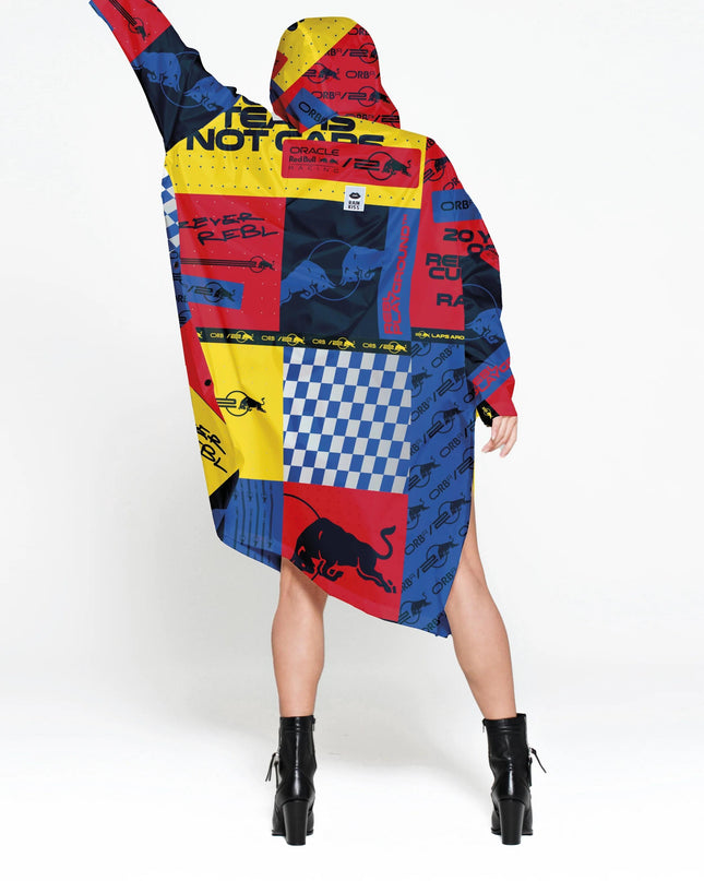 Rainkiss Mantella Antipioggia Poncho Box Box RAIN PONCHO BOX BOX ORACLE RED BULL RACING RAINKISS 