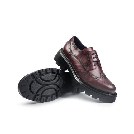 Callaghan Francesine Oxford Donna in Pelle Bordo 32901 ISASA WINE Callaghan 