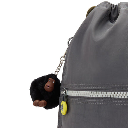 Kipling Sacca in Tessuto Fantasia Grigio SUPERTABOO BACK TO GREY Kipling 