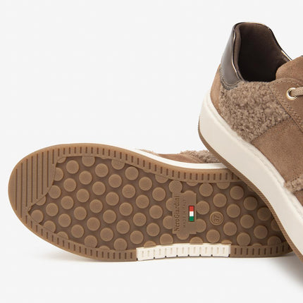 Nero Giardini Sneakers Donna in Teddi e Camoscio Mou - MARIO SPATARELLA