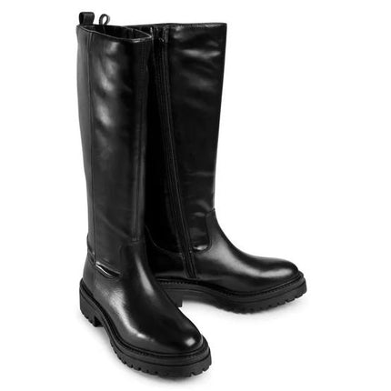 Stivali al Ginocchio Pelle Nero D04HRC 05443 IRIDEA Geox 