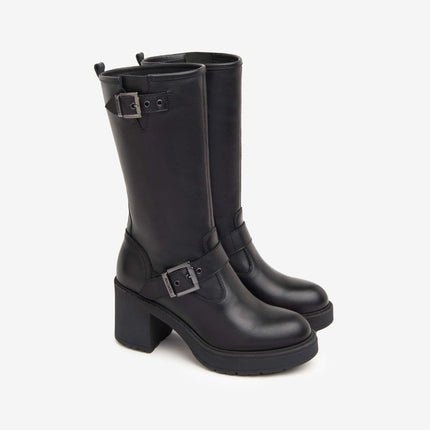 Stivali Donna Tacco Pelle Nero I411997D NERO 100 Nero Giardini 