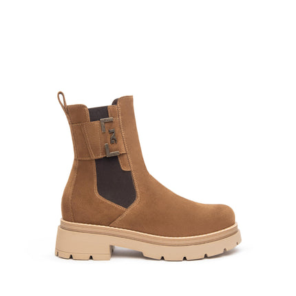 Chelsea Donna Camoscio Malto I309149D MALTO 339 Nero Giardini 