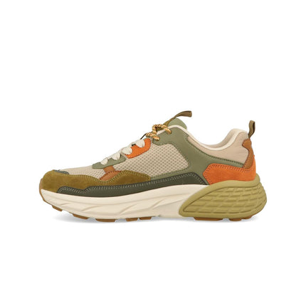 Jeep Sneakers Uomo Camoscio Multicolor Salvia GROOVE MESH U SAGE Jeep Footwear 