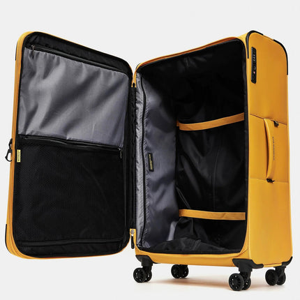 Trolley Large Espandibile Softy Giallo 4 Ruote OSV04 ECO COATED DUCK YELLOW Mandarina Duck 