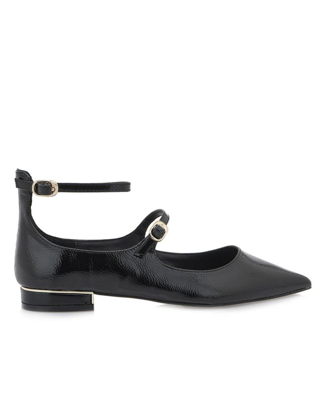 Ballerine Cinturino Donna Nero SONIA 835 BLACK Exe 
